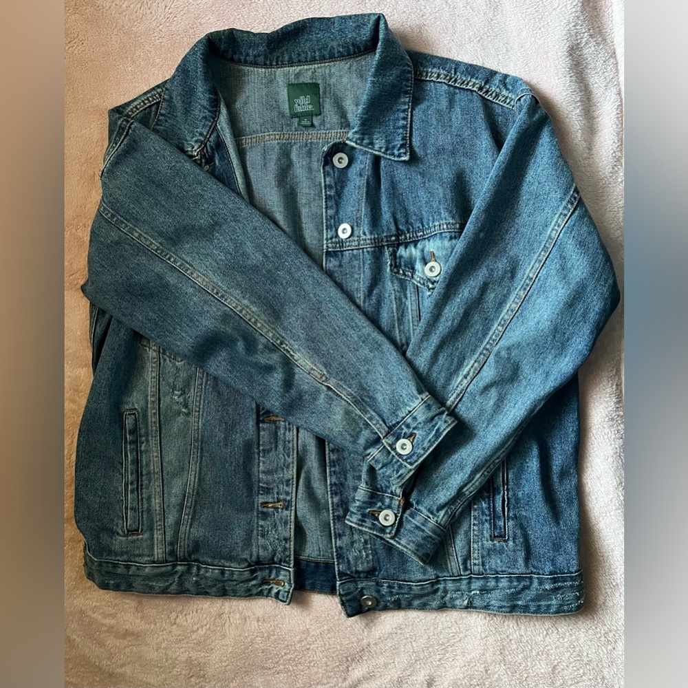 Over-sized Denim Jean Jacket